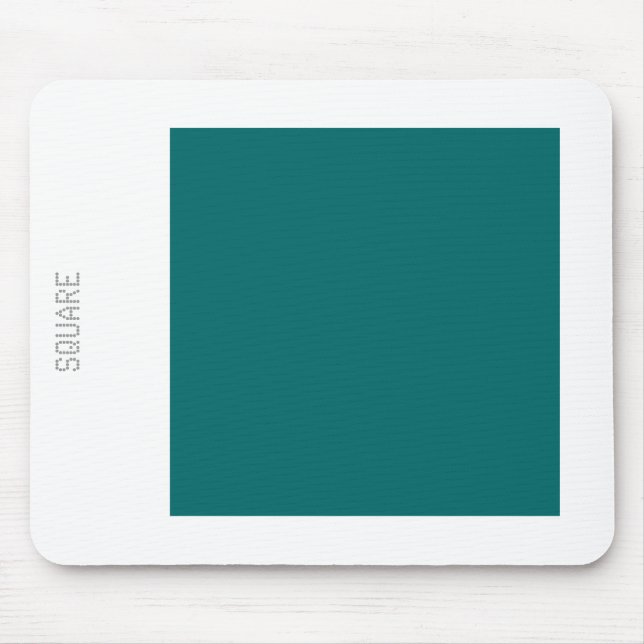 Tapis De Souris Carré - Moss Green et White (Devant)