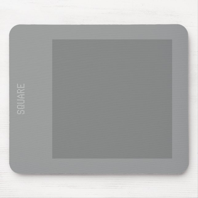Tapis De Souris Carré - Nuances de gris (Devant)