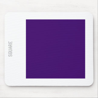 Tapis De Souris Carré - Profond violet et blanc