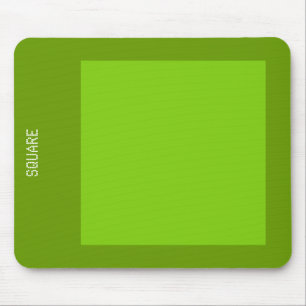 Tapis De Souris Carré - Tons verts