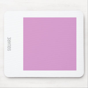 Tapis De Souris Carré - Violet pâle et blanc