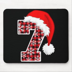 Tapis De Souris Carreaux 6 7 Six Sept Memes Calot de Noël de Santa