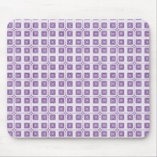 Tapis De Souris Carrés de charme rétro Mousepad, Violet