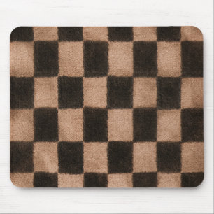 Tapis De Souris Carrés noirs orange