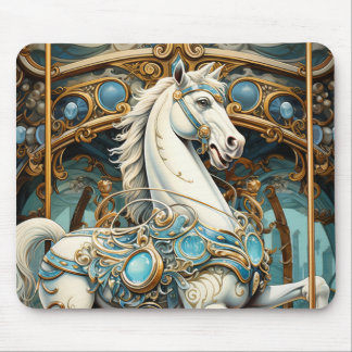 Tapis De Souris Carrousel Horse Mousepad