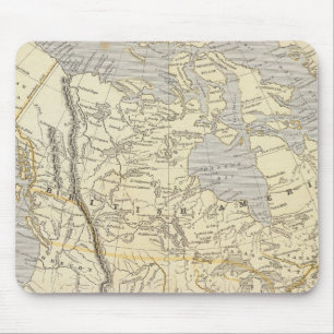 Tapis De Souris Carte Atlas de l'Amérique du Nord 2