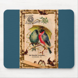 Tapis De Souris Carte commerciale victorienne Standard Sewing Mach