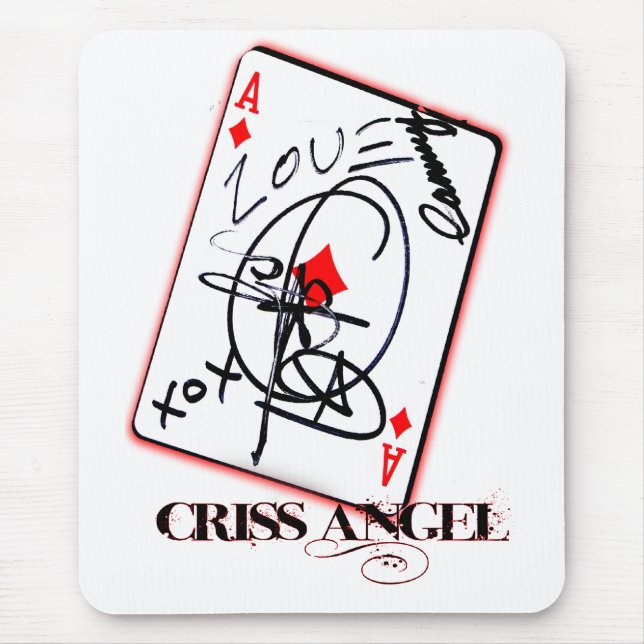 Tapis De Souris Carte d'ange de Criss (Devant)