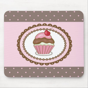 Tapis De Souris Carte d'anniversaire avec le petit gâteau