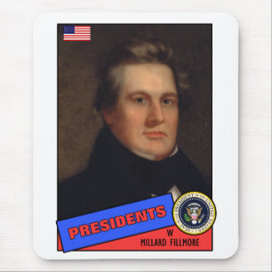 Tapis De Souris Carte de baseball de Millard Fillmore