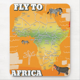 Tapis De Souris Carte de l'Afrique