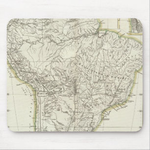Tapis De Souris Carte de l'Amérique du Sud 3