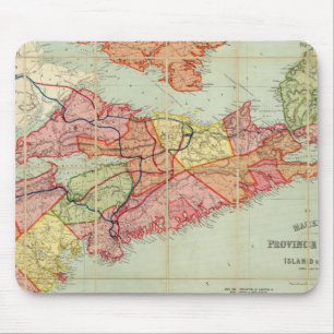 Tapis De Souris Carte de Mackinlay de la Nouvelle-Écosse 4