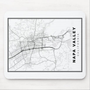 Tapis De Souris Carte de Napa Valley