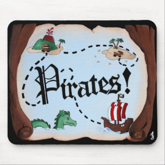 Tapis De Souris Carte de pirate