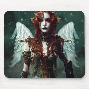 Tapis De Souris Carte de souris Cyber Punk Angel_Art numérique