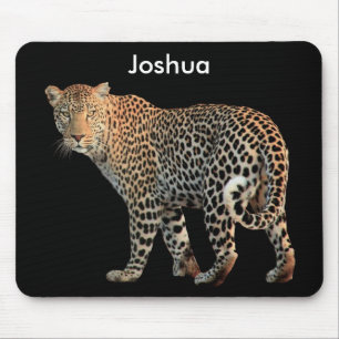 Tapis De Souris Carte de souris Leopard personnalisable