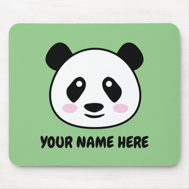 Tapis De Souris Carte de souris personnalisée avec dessin d'ours d (Devant)