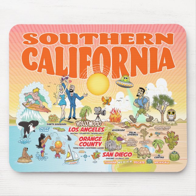 Tapis De Souris Carte de souris SoCal Ultimate (Devant)