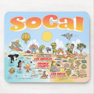 Tapis De Souris Carte de souris SoCal Ultimate