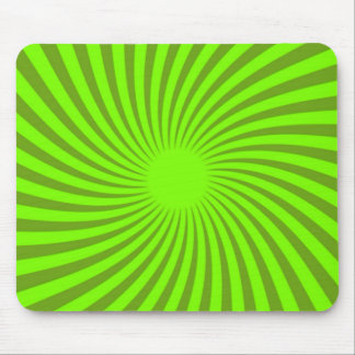 Tapis De Souris Carte de souris spirale verte