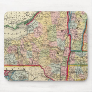 Tapis De Souris Carte Des États De New York