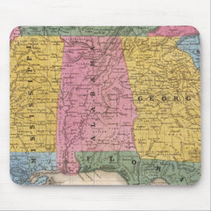 Tapis De Souris Carte des États du Sud