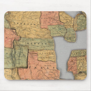 Tapis De Souris Carte des États-Unis et du Canada