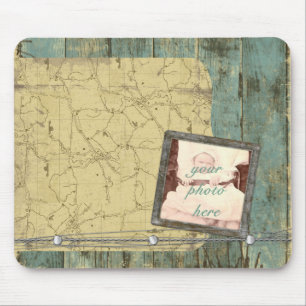 Tapis De Souris Carte des planiers robustes Mousepad