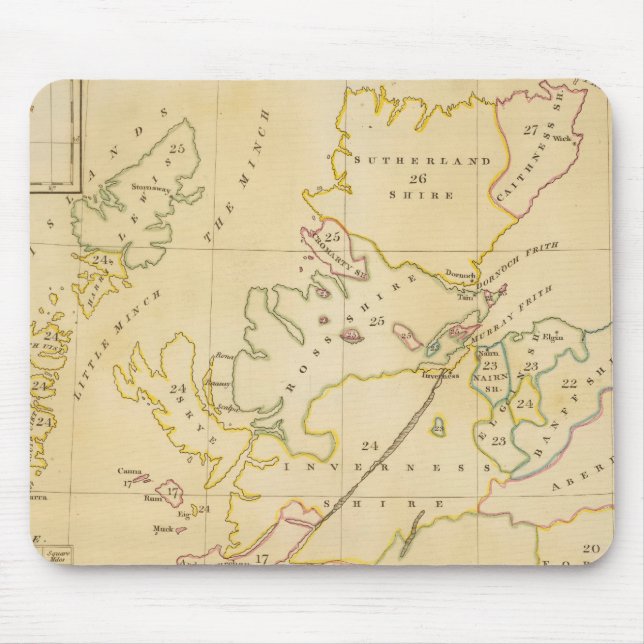 Tapis De Souris Carte d'index (Devant)