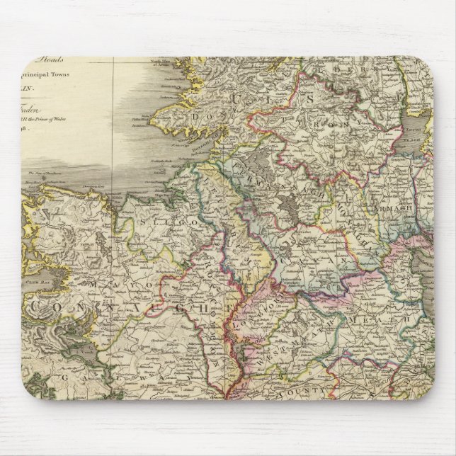 Tapis De Souris Carte d'Irlande (Devant)