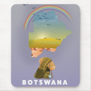 Tapis De Souris carte du Botswana