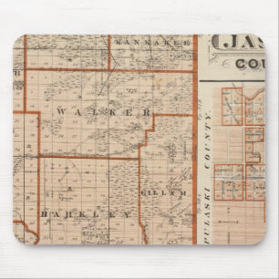 Tapis De Souris Carte du comté de Jasper