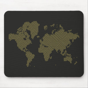 Tapis De Souris Carte du monde de Digitals