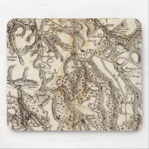 Tapis De Souris Carte du Morvan Atlas