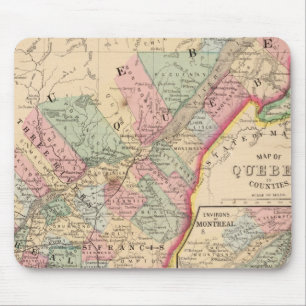 Tapis De Souris Carte du Québec par Mitchell