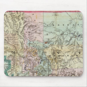 Tapis De Souris Carte Du Territoire Du Montana