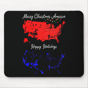 Tapis De Souris Carte électorale 2024 Joyeux Noël Trump Nouveau Pr