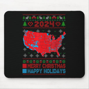 Tapis De Souris Carte électorale 2024 Trump Glissement de terrain 