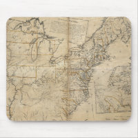 CARTE : Les ETATS-UNIS, 1783