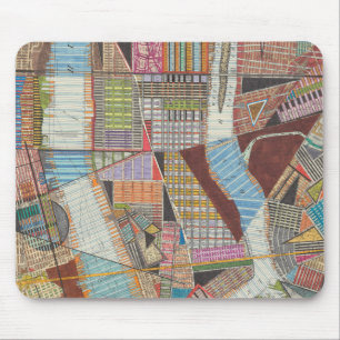Tapis De Souris Carte moderne de New York II