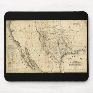Tapis De Souris Carte Mousepad du Texas