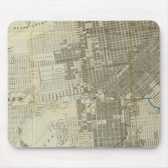 Tapis De Souris Carte officielle de la ville de San Francisco (Devant)