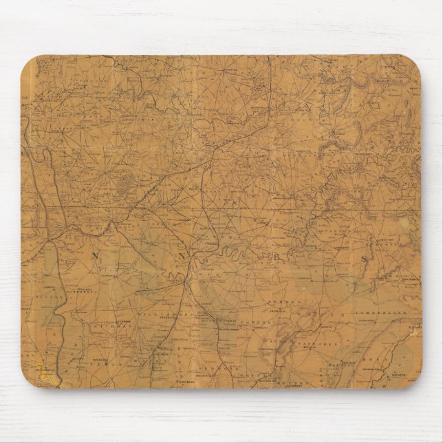 Tapis De Souris Carte officielle de l'État du Tennessee par Lloyd (Devant)