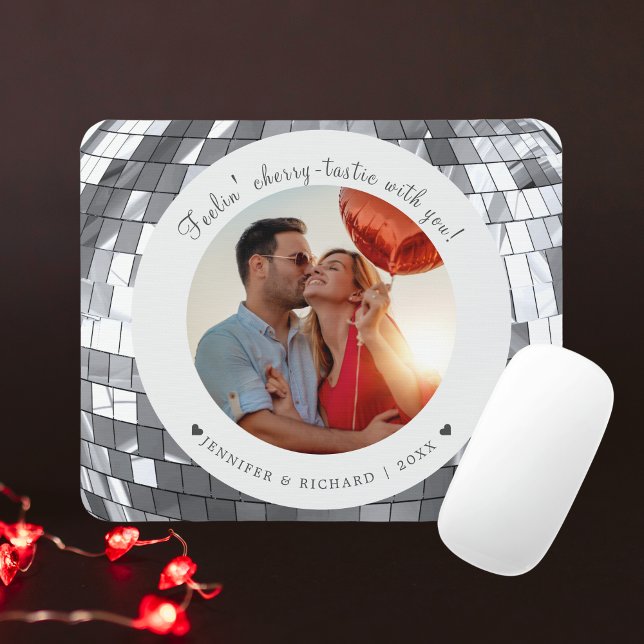 Tapis De Souris Carte personnalisée de la Saint Valentin (Personalized Valentine's Day Mouse Pad)