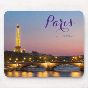 Tapis De Souris Carte postale Paris France Tour Eiffel Souris Cade