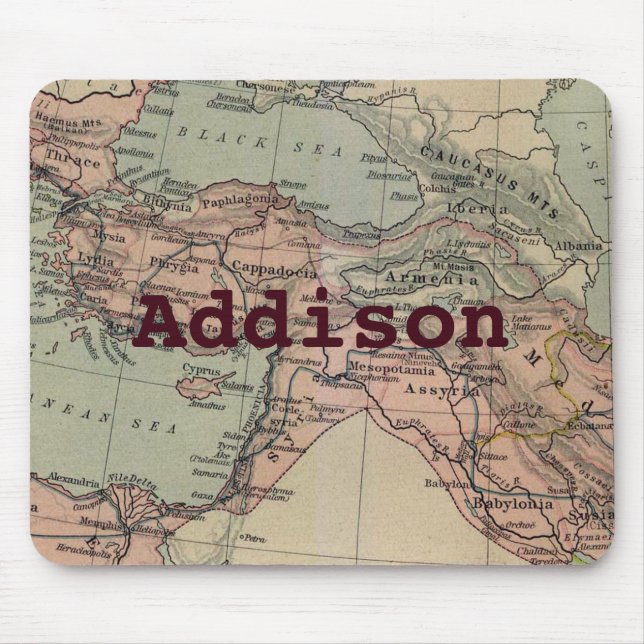 Tapis De Souris Carte précoce de l'Asie occidentale (Devant)