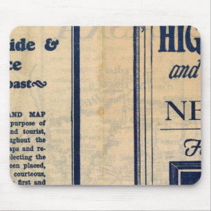 Tapis De Souris Carte routière du Nebraska