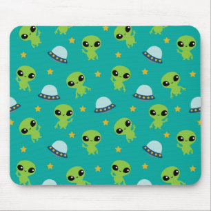 Tapis De Souris Carte souris Alien