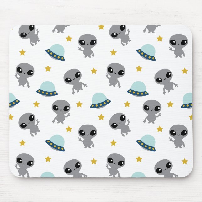 Tapis De Souris Carte souris Alien (Devant)